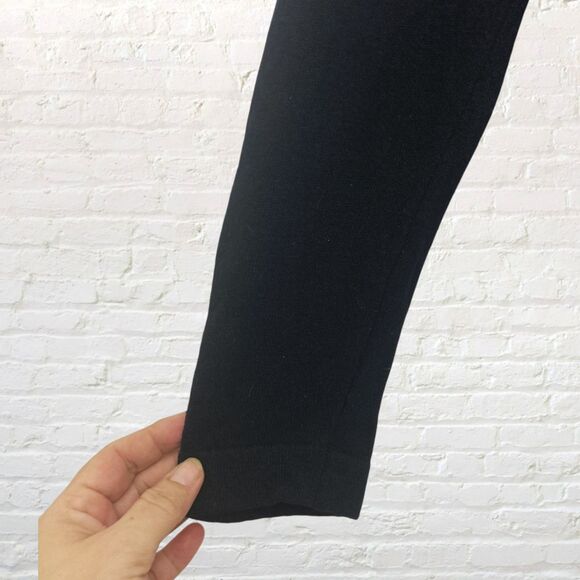 Franck Olivier Paris Sweater 42 Black Turtleneck Ribbed Vintage France L - Picture 7 of 12